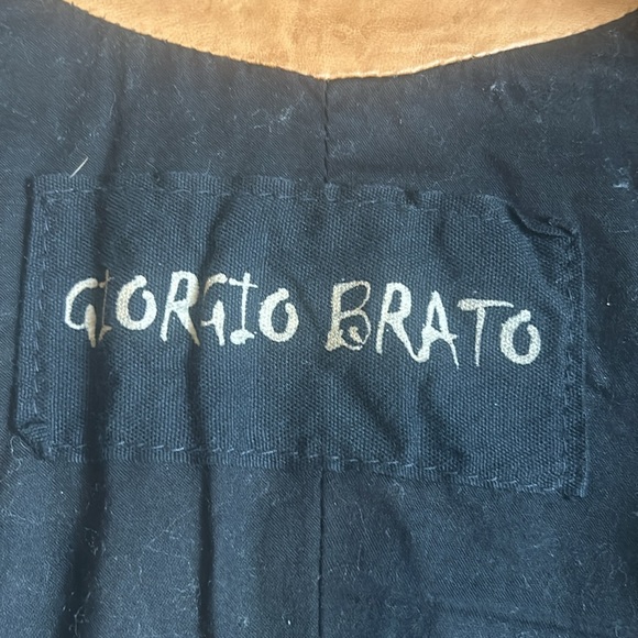 Giorgio Brato Distressed Leather Jacket - Picture 3 of 6